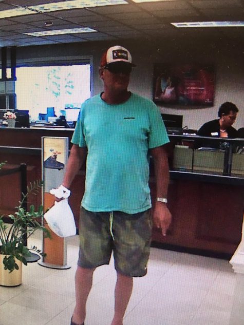 The suspect in Tuesday's bank robbery in Monkey Junction. (Port City Daily photo | New Hanover County Sheriff's Office)
