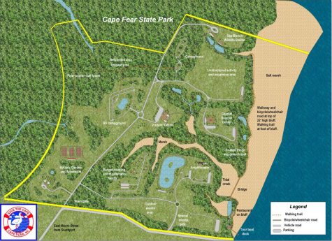 The proposed Cape Fear State Park would, in theory, be created by transferring the 600-acre NCSPA site between state departments, reducing costs and shifting the land use from stagnant to generating revenue. (Port City Daily photo | Courtesy Save the Cape)