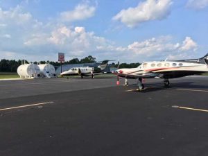 The Henderson Field Airport expansion will include extension of the airport's runway to 5,500 feet and the relocation of Wallace Airport Road and Old Mill Road. (Port City Daily/Photo courtesy of Henderson Field Airport)