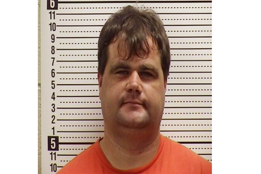 Charles Herzig, 36, was arrested for assaulting a female last week in Brunswick County at his home in Riegelwood. (Port City Daily photo/Courtesy Brunswick County Sheriff's Department)