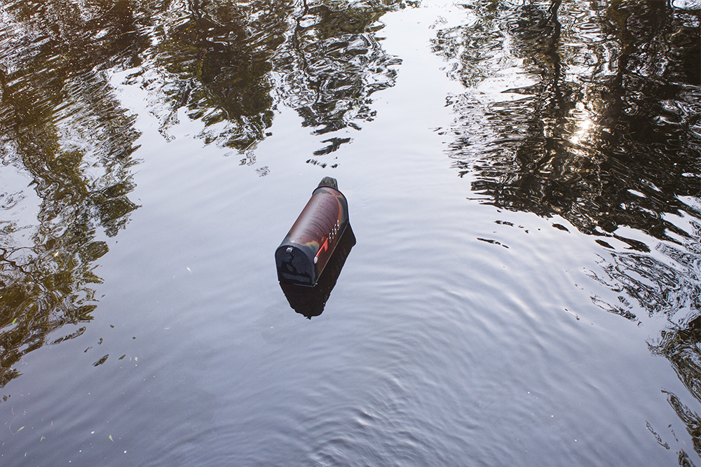 Flooded water from the Waccamaw River makes its way through southern Brunswick County. (Port City Daily photo/Johanna Ferebee)