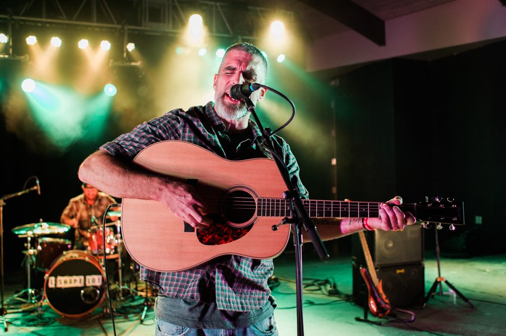 Eric Miller and the L Shape Lot closed out the relief concert at Greenfield Park Amphitheater Saturday night. (Port City Daily photo/Mark Darrough)