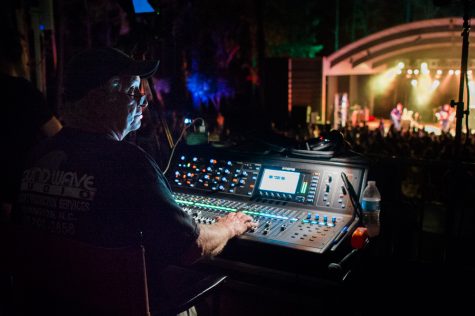 The Wilmington Strong Hurricane Florence Relief Concert at the Greenfield Lake Amphitheater on Saturday night. (Port City Daily photo/Mark Darrough)