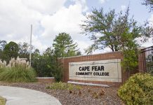 Electrical equipment went missing in the aftermath of Hurricane Florence at Cape Fear Community College. (Port City Daily photo/Johanna Ferebee)