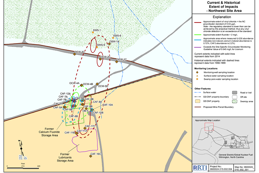 A groundwater modeling study shows contaminants will not be disturbed through proposed mining activity, according to Hilton Properties. (Port City Daily photo/Courtesy Hilton Properties)