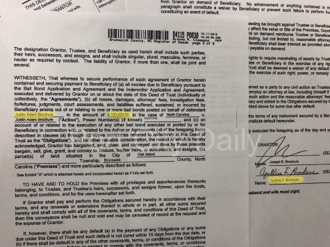 Records indicate that Cin Brochure leveraged property to bail out her son (Port City Daily/Courtesy Brunswick County)