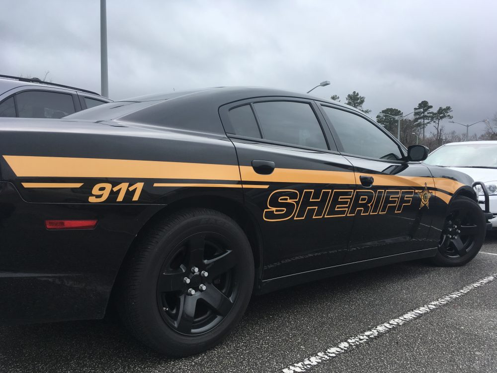 A Calabash man charged with two counts of murder and one count of attempted murder in Shallotte was arrested after a car and foot chase by a Brunswick County Sheriffs deputy Wednesday. (Port City Daily photo/Johanna Ferebee)