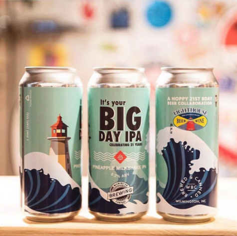 It's Your Big Day IPA was released Saturday, Feb. 23, for the 21st birthday celebration of Light House Beer and Wine. (Port City Daily photo/Courtesy Wilmington Brewing Co.)