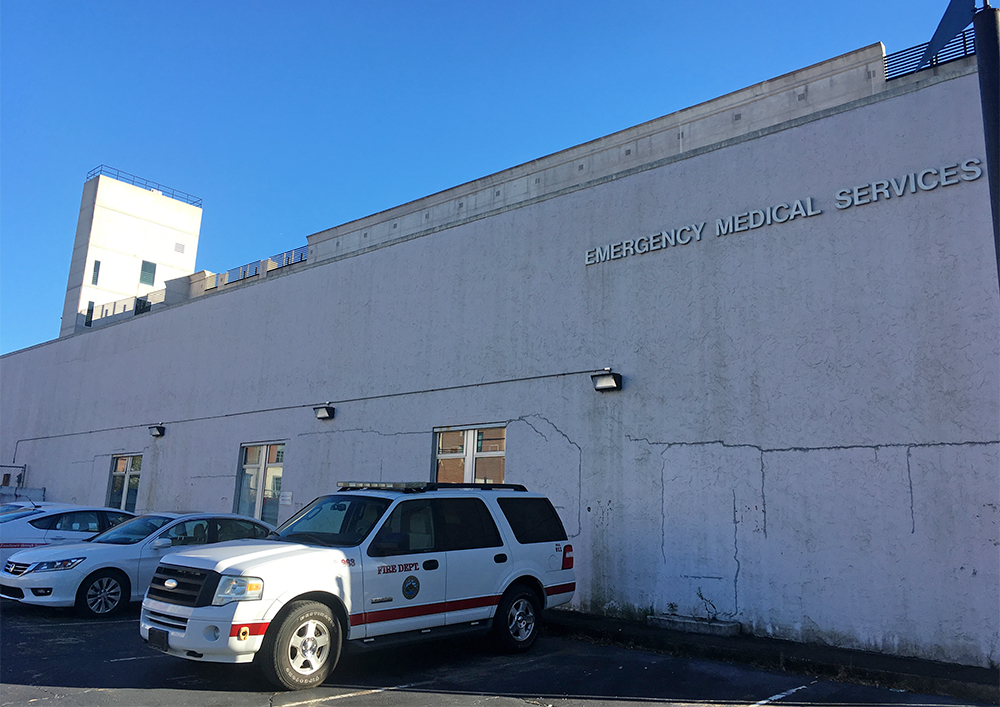 After Hurricane Florence, Wilmington Fire Department temporarily relocated its headquarters to North 2nd Street downtown. (Port City Daily photo/Johanna Ferebee)