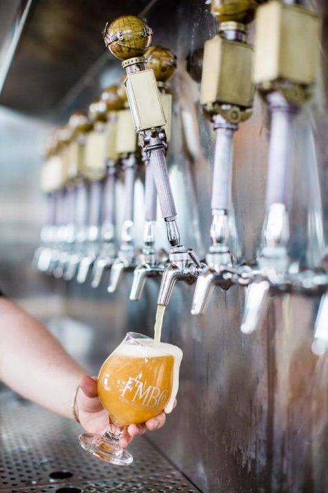 Flying Machine's newest release, the Paper Cranes Passion Fruit Pale Ale. (Port City Daily photo/Courtesy Flying Machine Brewing Co.)