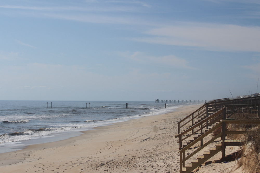 The beach nourishment project is making its way to Kure Beach (Port City Daily/Michael Praats)