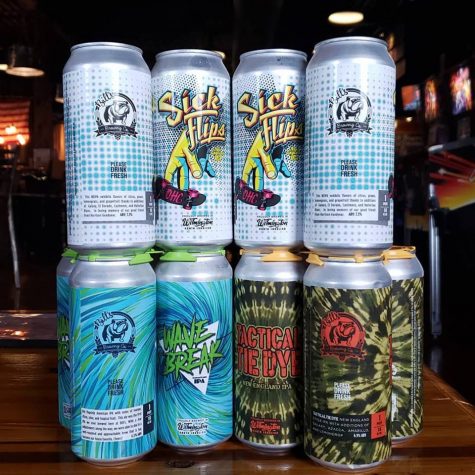 Beer Picture of the Week: New cans at Bill's Brewing include Sick Flips and Tactical Tie Dye IPAs. (Port City Daily photo/Courtesy Bill's Brewing Co.)