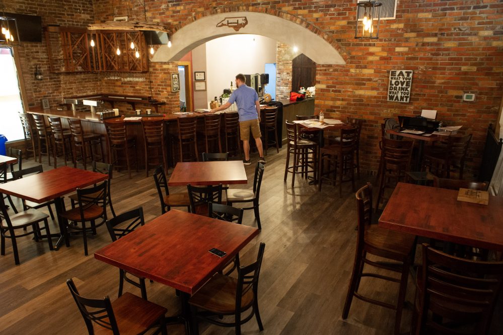 Rooster and the Crow will be serving southern cuisine -- including alligator cheesecake -- and craft beer, wine, and liquor drinks. (Port City Daily photo/Mark Darrough)