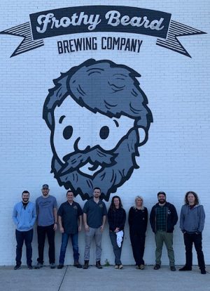 Broomtail's new "The Usual" English bitter wasa brewed in collaboration with Charleston's Frothy Beard Brewing Company. (Port City Daily photo/Courtesy Broomtail Craft Brewery)