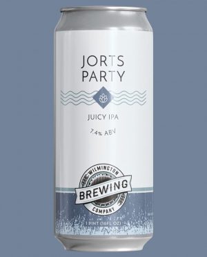 Wilmington Brewing's latest can-release, the Jorts Party IPA. (Port City Daily photo/Courtesy Wilmington Brewing Co.)