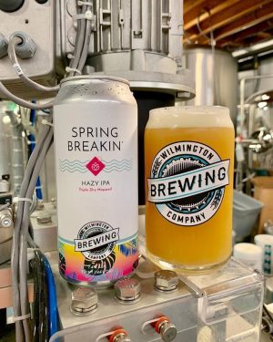 Wilmington Brewing's Spring Breakin' Hazy IPA. (Port City Daily photo/Courtesy Wilmington Brewing Co.)