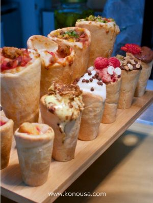 It's pizza --- just in a cone (Port City Daily/Courtesy Kono Pizza)