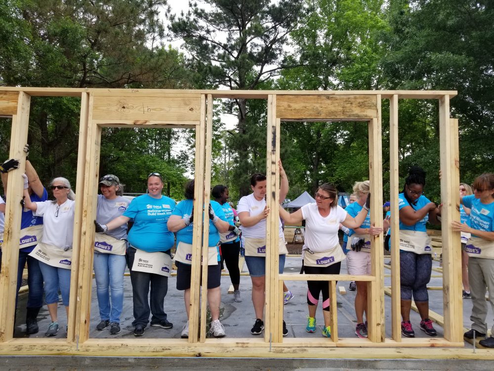 Habitat for Humanity's Women Build program, founded in 1991, is beginning construction on a new home this weekend. (Port City Daily photo / Habitat for Humanity)