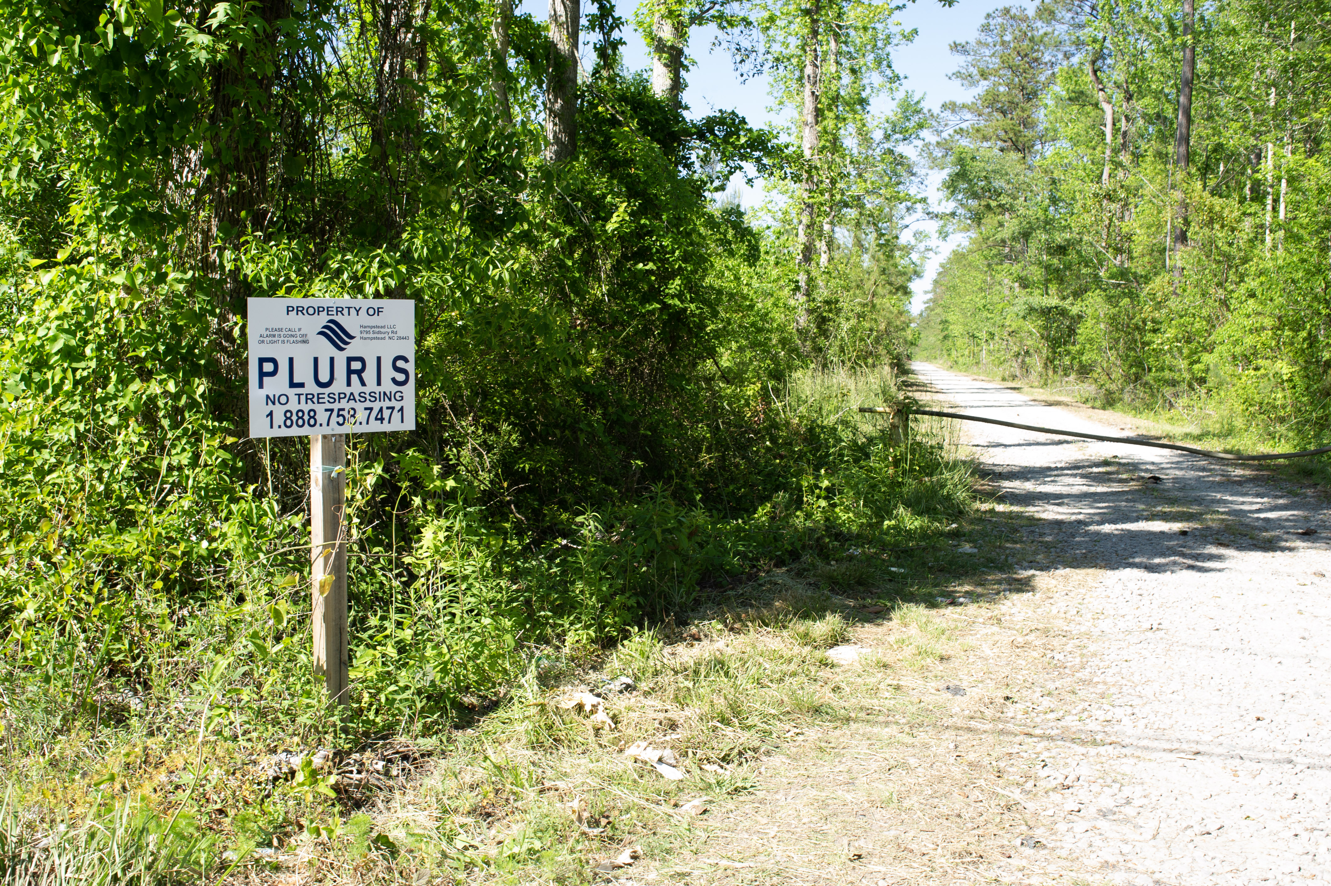 In 2014, developer Raiford Trask sold 28 acres of the property to a water utility company, Pluris, to build a water treatment facility. (Port City Daily photo/Mark Darrough)