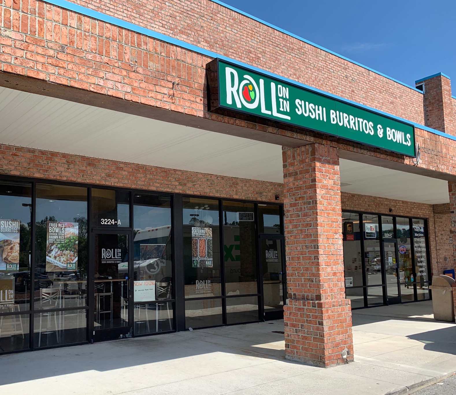 Roll On In, featuring sushi burritos, will open Saturday. Buzzed Bull Creamery, featuring nitrogen-powered alcohol-infused ice cream, is planning to open soon. (Port City Daily photo / File)