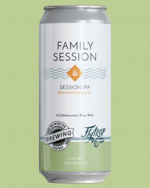 Wilmington Brewing Company's collaboration beer, Family Session IPA, brewed with Flytrap Brewing. (Port City Daily photo/Courtesy Flytrap Brewing Co.)