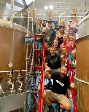 Brew day with Bill's Brewing Company, Ancillary Fermentation (Raleigh), and Wooden Robot Brewery (Charlotte). (Port City Daily photo/Courtesy Wilmington Brewing Co.)