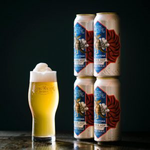 Flying Machine's new release, the Aussie Hop Australian Sparkling Ale. (Port City Daily photo/Courtesy Flying Machine Brewing Co.)