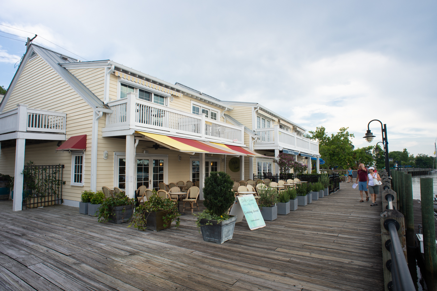 Downtown Wilmington's newest restaurant and bar, Stalk & Vine, opens Thursday on the Riverwalk. (Port City Daily photo/Mark Darrough)