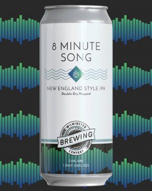 One of Wilmington Brewing's three can releases over the weekend, 8 Minute Song New England IPA. (Port City Daily photo/Courtesy Wilmington Brewing Co.)