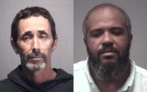 Cory Montan Dixon, right, and Ronald Lee Croll were arrested in connection with the armed robbery. (Port City Daily photo/Courtesy NHCSO)