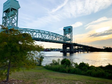 The Cape Fear Memorial Bridge (Port City Daily/Michael Praats)