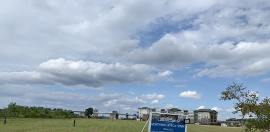 The North Waterfront Park project will be delayed until 2021 now (Port City Daily/Michael Praats)