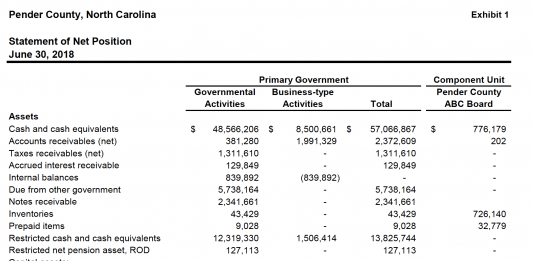An independent audit of the fiscal year ending June 30, 2018 found a number of "internal control issues" in Pender County's accounting procedures, including the incorrect recording of one asset totaling more than $3.1 million. (Port City Daily photo/Courtesy Pender County)