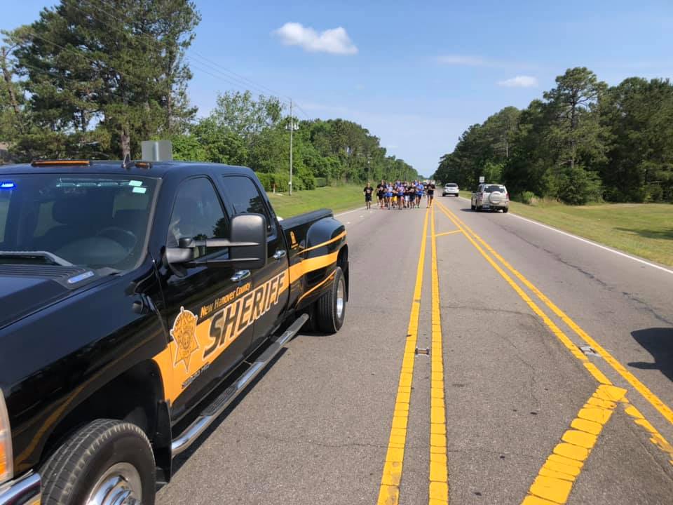 Escorts for races, funerals, and other events are examples of groups hiring law enforcement for private purposes. (Port City Daily/Courtesy New Hanover County Sheriff's Office)
