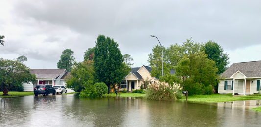 Flooding in Odgen during Hurricane Dorian was not quite as bad as Florence, but still raising questions for residents (Port City Daily/Michael Praats)