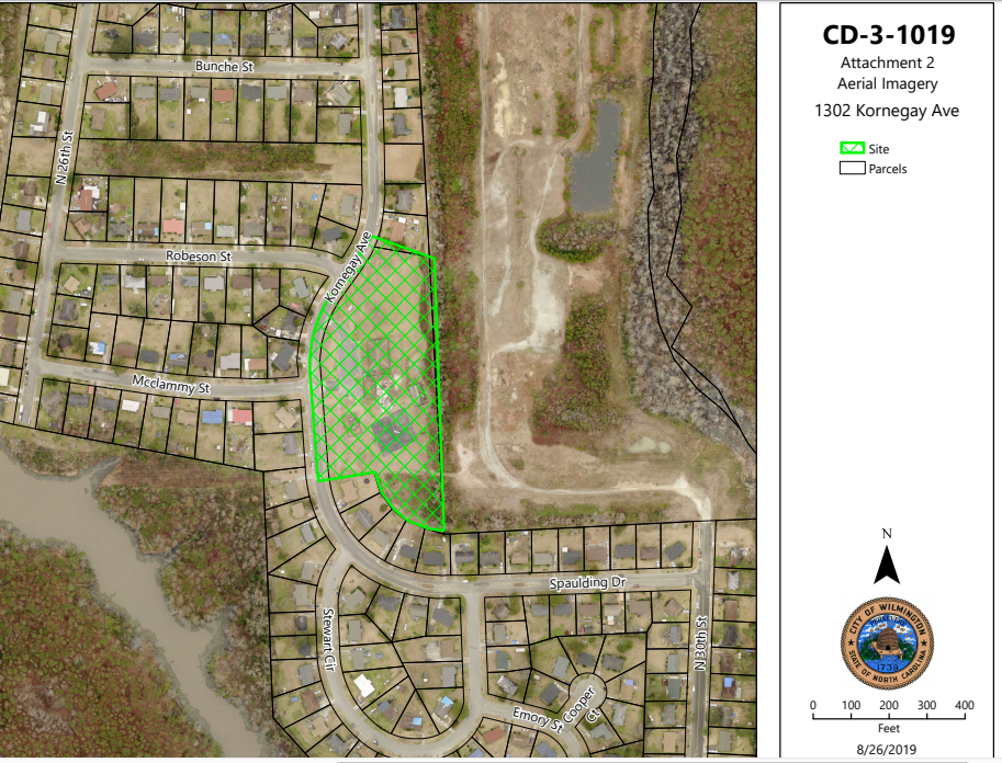 About 5-acres of land were sold after the collapse of the neighborhood's HOA (Port City Daily/Courtesy City of Wilmington)