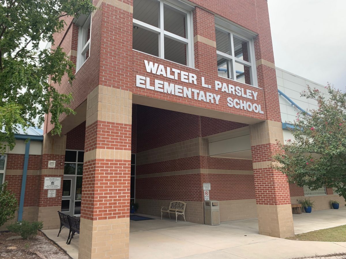 The parent of a student at Walter L. Parsley Elementary School says the child's service dog was turned away, despite federal law allowing it on campus. (Port City Daily photo / Benjamin Schachtman)