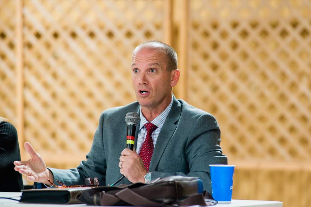 The attorney for Surf City mayor candidate and sitting councilman Jeremy Shugarts said the state report "did not reveal any way that Shugarts would've benefited by using his old address." (Port City Daily photo/Mark Darrough)
