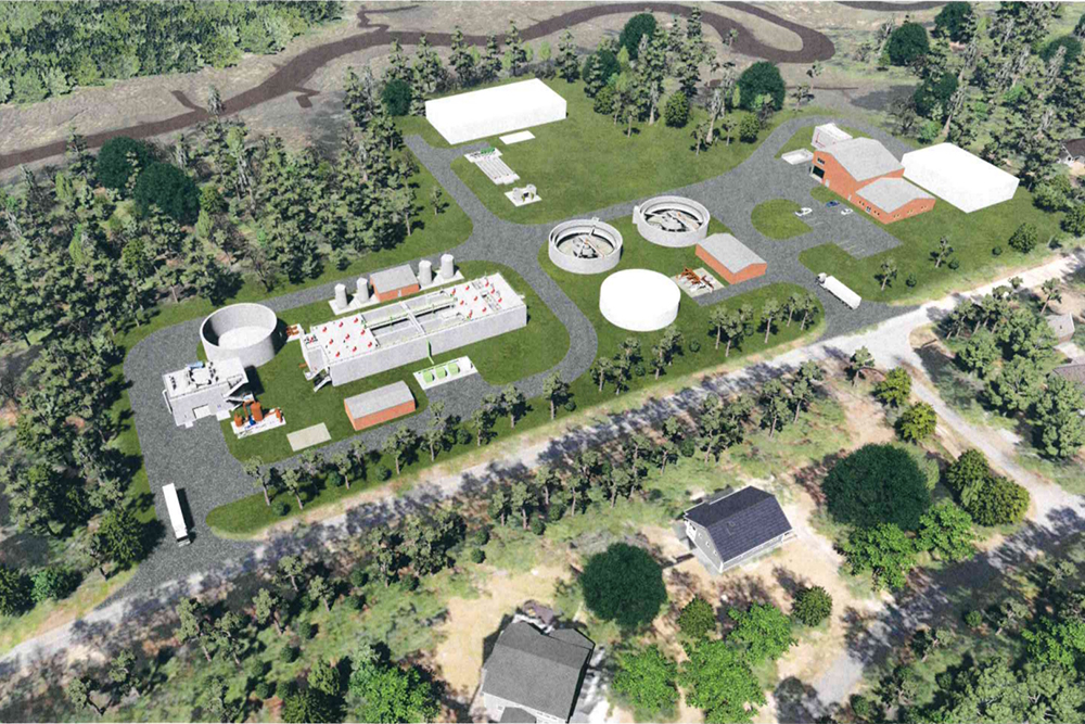 The City of Southport is working toward building its own $26.2 million wastewater treatment plant on city-owned property off Bethel Road. (Port City Daily photo/Courtesy City of Southport)