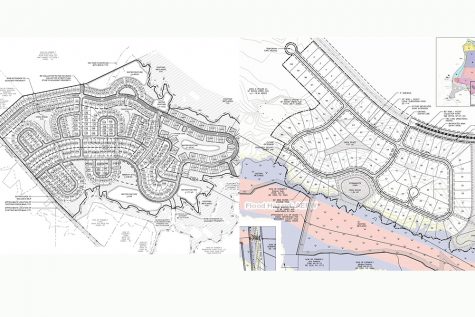 (Left) Navassa approved preliminary site plan for phase one of River Bend in October, adding 300 single-family units. (Right) Indian Creek's first phase, including 100 single-family units, was approved in September. (Port City Daily photo/Courtesy Town of Navassa)