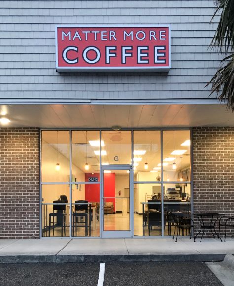 Matter More Coffee is the third coffee shop to open in Hampstead in the past nine months. (Port City Daily photo/Mark Darrough)