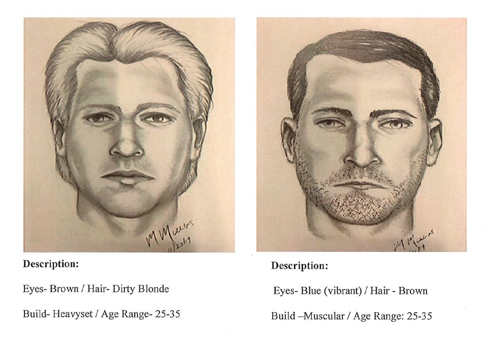The Wrightsville Beach Police Department released sketches of two men believed to be involved in an abduction and sexual assault last summer. (Port City Daily photo/Courtesy WBPD)