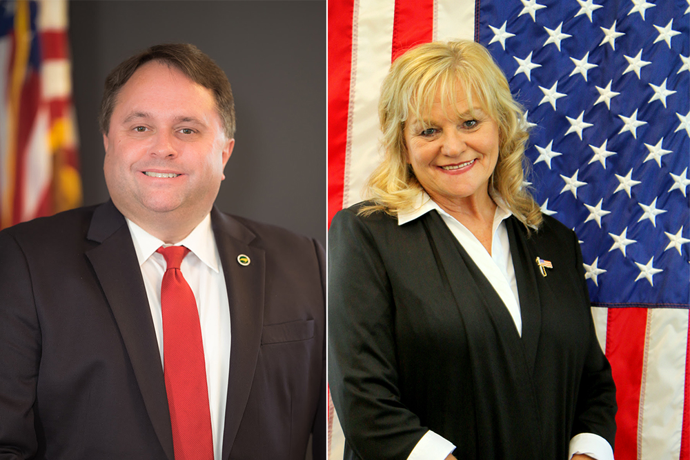 Brunswick County Chairman Frank Williams and Leland Mayor Brenda Bozeman lead communities that have a higher-than-average population of senior residents who are more at risk of experiencing severe illness from the coronavirus. (Port City Daily photo/Courtesy of Williams, Bozeman)