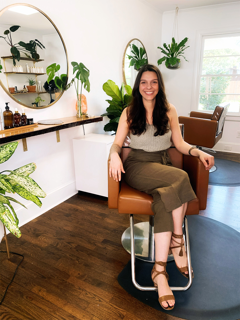Rebecca Oazem, owner of Casa PRANA off Wrightsville Avenue in Wilmington, opted to close the sustainable salon a full week ahead of state closure because of her concerns for her staff and her client's safety. (Port City Daily photo/Courtesy Rebecca Oazem)