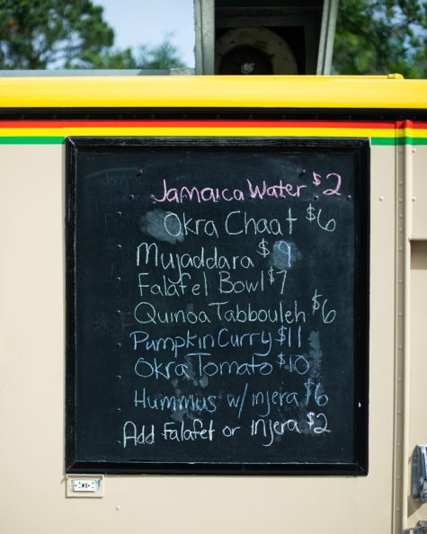 The Vital Seen menu, subject to change. (Port City Daily photo/Mark Darrough)