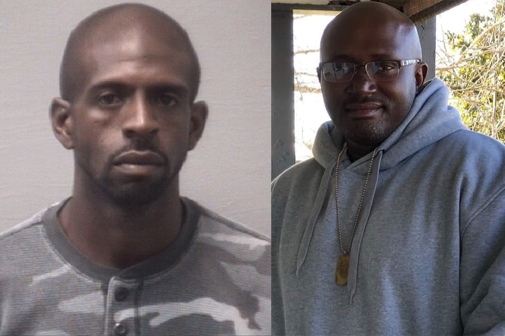 Keith Melvlin, left, was arrested for the murder of Ronald "Poochie" Hall, right.