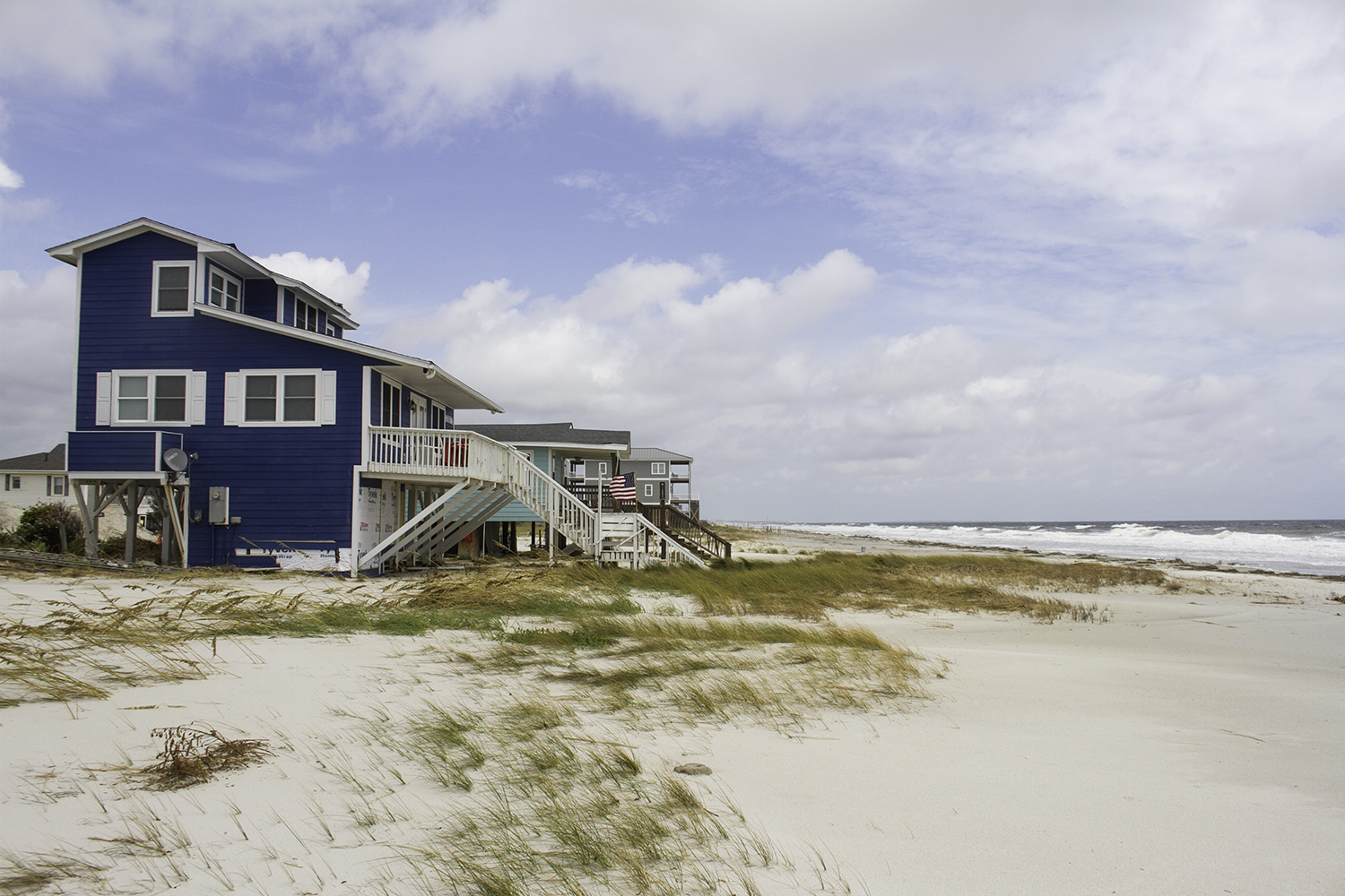 The Division of Coastal Management is proposing to update about 2.5 miles of Oak Island's oceanfront properties' vegetation lines, from which construction setbacks are established, because of a lack of stable vegetation. (Port City Daily photo/Johanna F. Still)