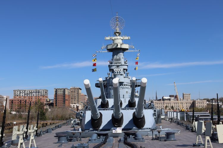 Credit for both goes to Battleship NORTH CAROLINA.