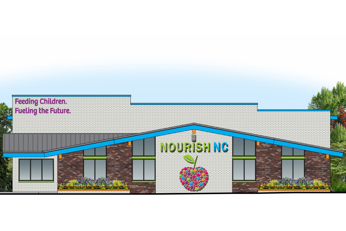 NourishNC is breaking ground on a new 12,000 square foot facility on Market Street to meet the organization's growing needs. (Port City Daily photo/Courtesy NourishNC)