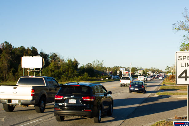 Pender County will be working with the NCDOT on its planned Hampstead Median Project to build bicycle lanes on a roughly 5-mile stretch of U.S. 17 between Washington Acres Road to Sloop Point Loop Road. (Port City Daily photo/Mark Darrough)